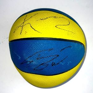 Kobe Bryant Shaq Signed Basketball